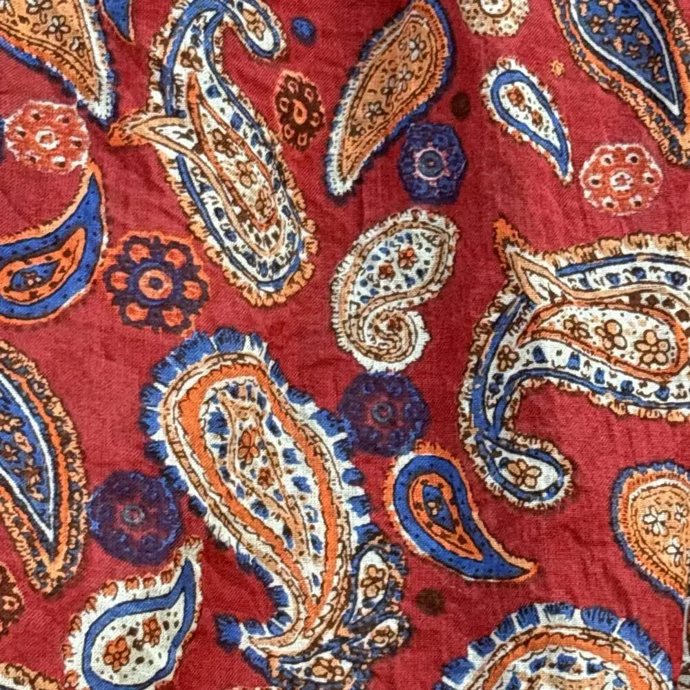 Free People Intimately Free Sundown Bodysuit Paisley Print Women XS Off Shoulder